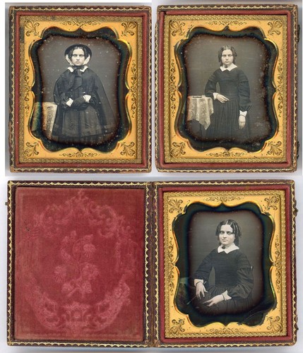 THREE DAGUERREOTYPES OF AN EXOTIC WOMAN IN SEQUENCE