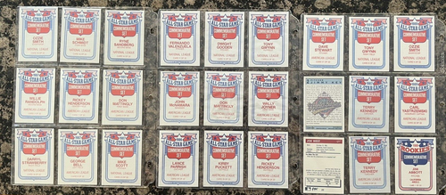 TOPPS ALL-STAR BASEBALL CARD LOT 1986-89 - Picture 5 of 5