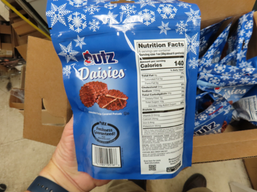 Utz Daisies Chocolate Fudge Pretzels, Case of 21-6 oz Packages (Dated 7/2025) - Picture 4 of 7