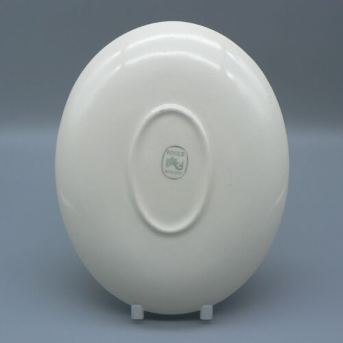 POOLE POTTERY BLACK PEBBLE SAUCEBOAT & STAND C106 MID-CENTURY GRAVY DISH OVAL A1 - Picture 3 of 19