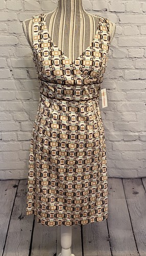 Lily  vintage Womens V-Neck Sleeveless Dress cotton - Bild 1 von 9