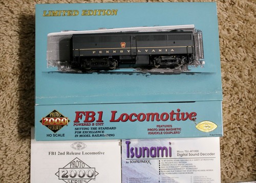 Proto 2000 Series HO Scale PRR FB1  ROAD #9605B TSUNAMI 828043 DCC/SOUND NIB - Afbeelding 1 van 6