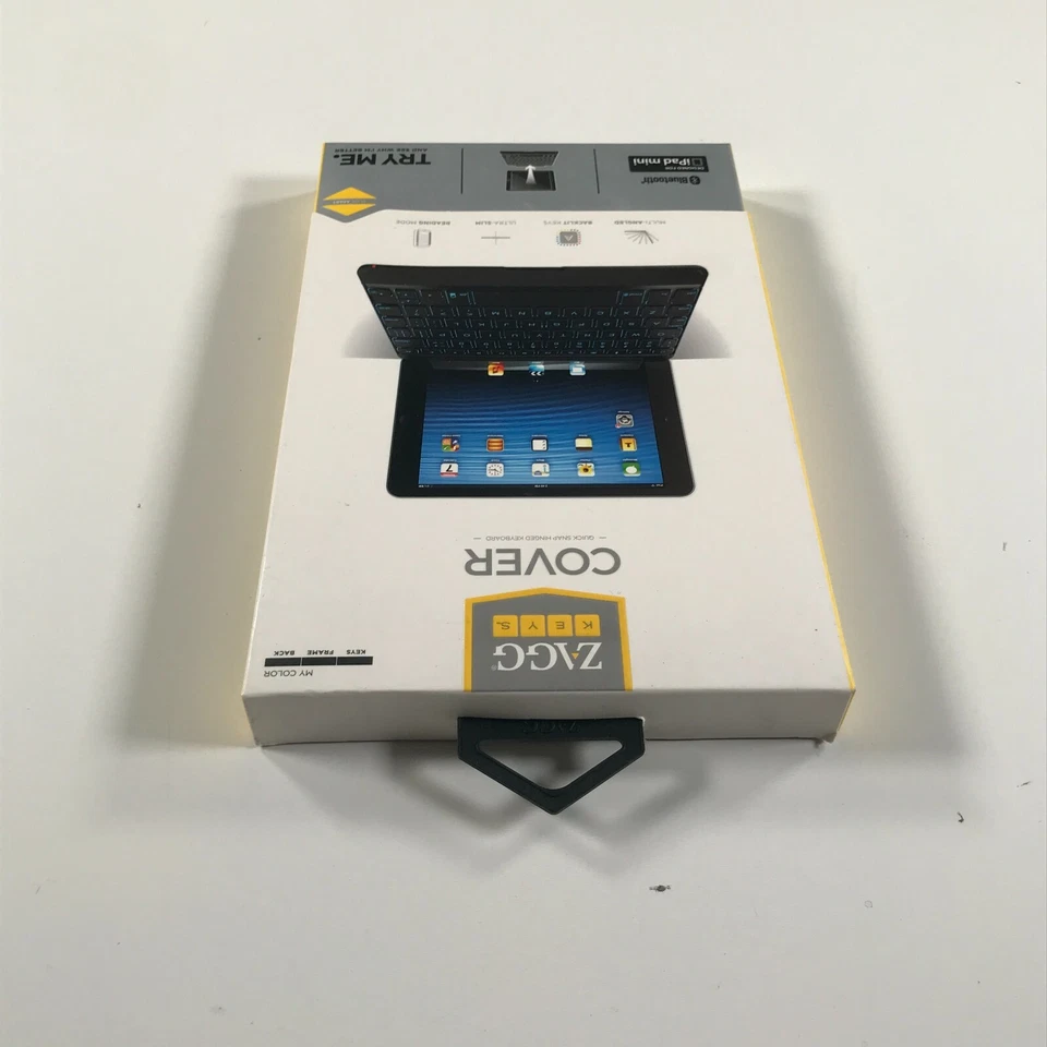 ZAGGkeys Quick Snap Magnetic Keyboard Cover for Apple iPad Mini 1 and 2 2 - Image 3 of 4