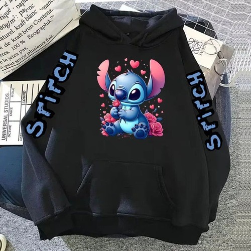 Disney Stitch Erwachsene Hoodie Winter Pullover für Jungen Mädchen Frauen Herren - Bild 2 von 19