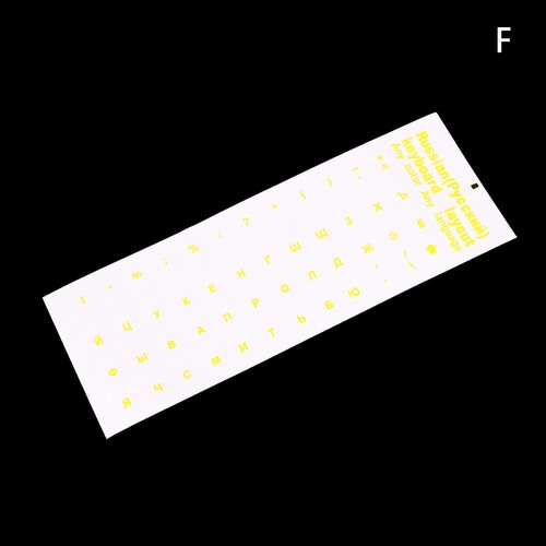 Russische transparente Tastaturaufkleber Sprache Alphabet -Etikett für Compu W❤D - Bild 17 von 21