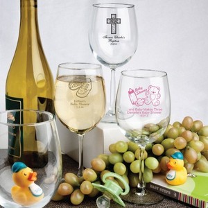 Barware Baby Shower Glass Markers Charms Personalized Wine Glass