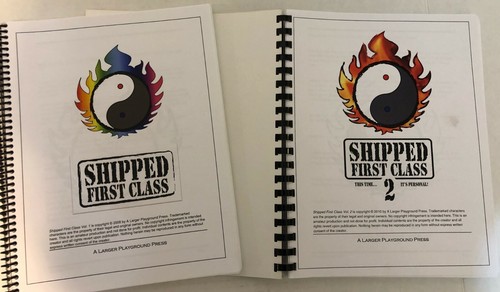Lot 2 Shipped First Class Vol. #1 2 (Spiral Paperback) Larger Playground Press - Imagen 3 de 7