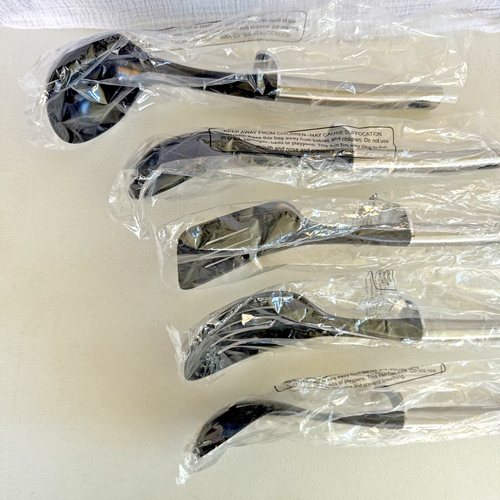 Kitchen HQ 5-Piece Utensil Set Spatula Large 5-Slot 1-Slot Serving Spoons Ladle - Picture 19 of 19