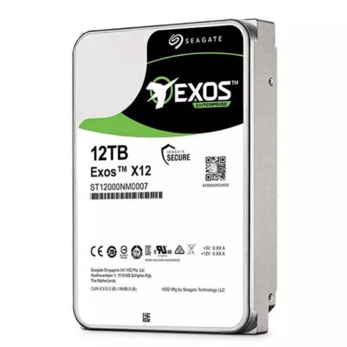 ST12000NM0007 Seagate 12TB Exos 6Gb/s 256MB SATA 3.5" Enterprise Hard Drive - Picture 2 of 2