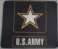 US ARMY STAR INSIGNIA COMPUTER MOUSE PAD MAT - BRAND NEW - FREE Shipping