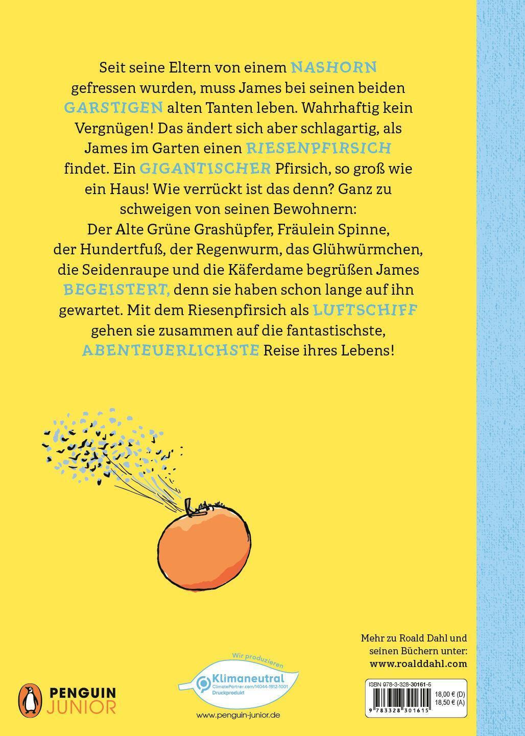 Thumbnail - James Und Der Riesenpfirsich | Roald Dahl | Deutsch | Buch | 176 S. |