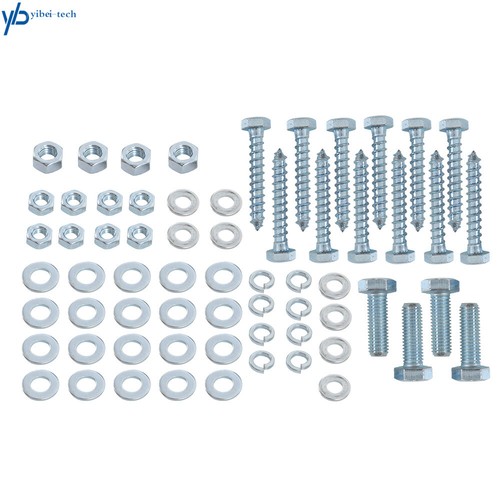 4×8" Galvanized Swivel Top Bunk Bracket Kit W/ Hardware For Boat Trailer 2x3 - Picture 2 of 7