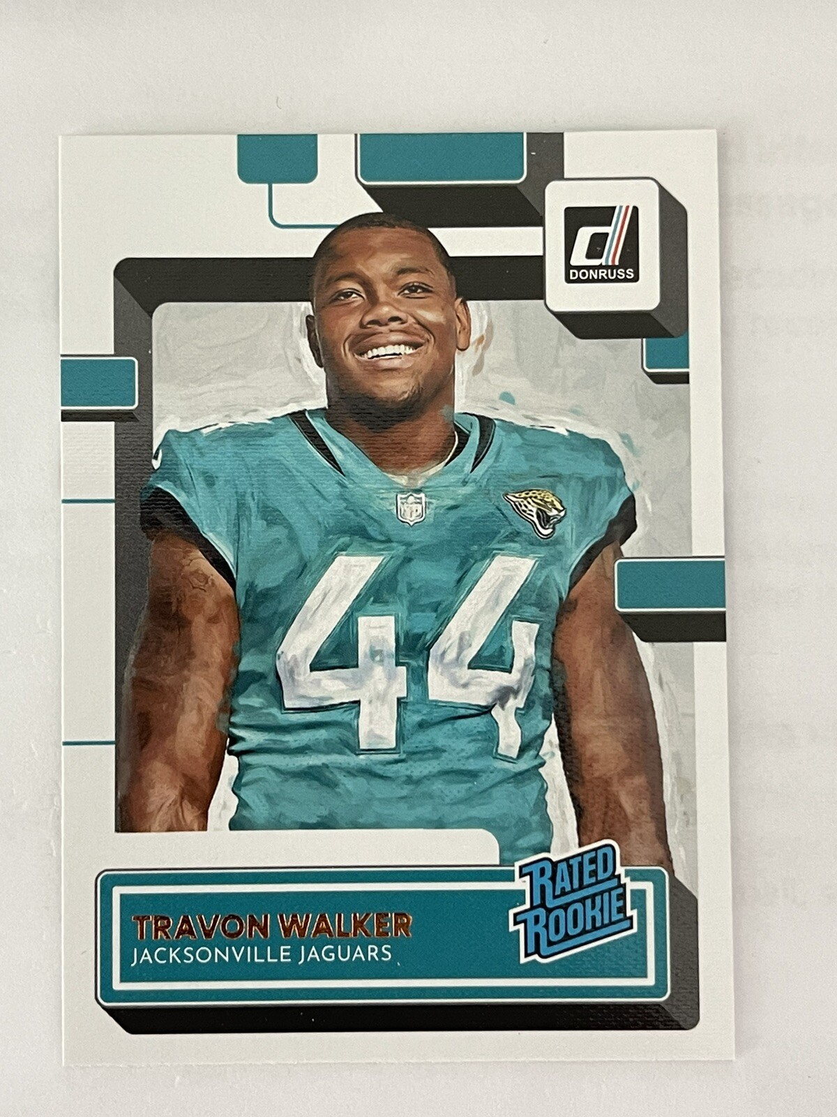 2022 Donruss Travon Walker Rated Rookie Canvas #325 Jacksonville Jaguars