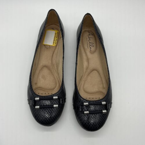 Zapatos planos Abella True Comfort Payton azul marino SAT SNK talla 7,5 M nuevos en caja - Imagen 3 de 9