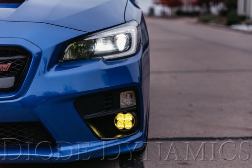 SS3 LED SAE/DOT Tipo A Kit de Luz Antiniebla Pro Amarillo con Retroiluminación Diodo Dinámica - Imagen 4 de 7