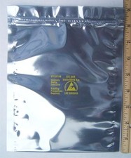 2,000 - ESD Anti-Static Shielding Bags, 6" x 8", Zip-Top