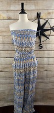 Scoop Women s Smock Strapless Jumpsuit Size M 8-10