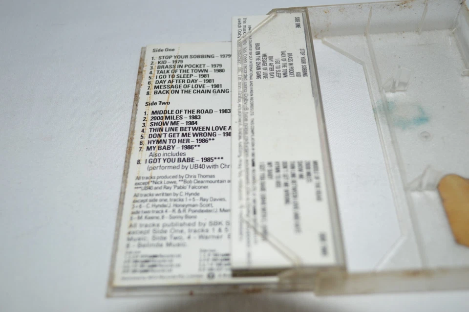 Pretenders The Singles Cassette Tape WEA Records 1980s Aus Seller - Image 3 of 4