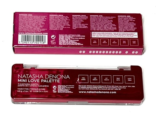 Paleta de sombras de ojos NATASHA DENONA Mini Love 5 TONOS EDICIÓN LIMITADA NUEVA EN CAJA - Imagen 4 de 4