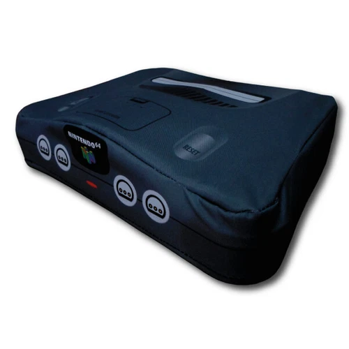 N64 Nintendo 64 System Console Dust Cover - Vinyl Black Washable Brand New!