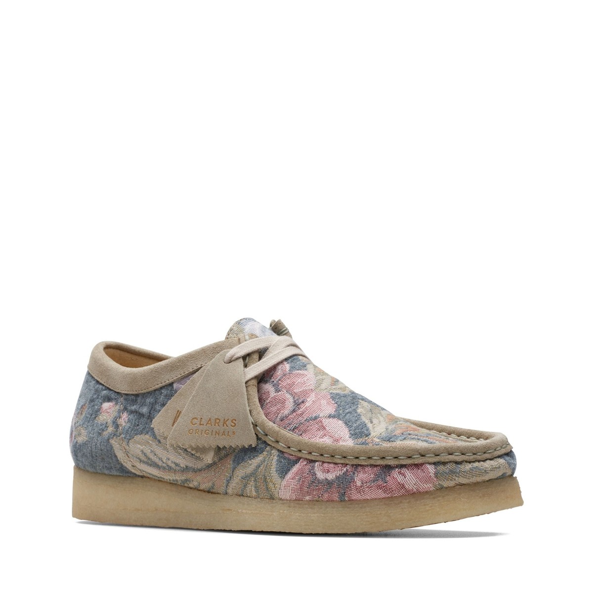 26169734] Mens Clarks WALLABEE 'GREY FLORAL' | eBay