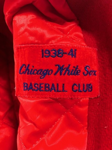 ULTRA RARE 1938-41 Chicago White Sox Baseball Club Mens Varsity Jacket L - Bild 3 von 12