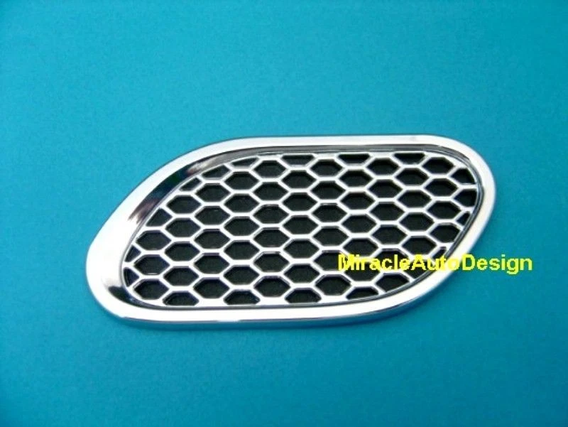 Juego de 6 piezas de ventilación de aire para guardabarros estilo Maserati para Mercedes Benz W204 W203 W202 W208 Foto 4 de 4