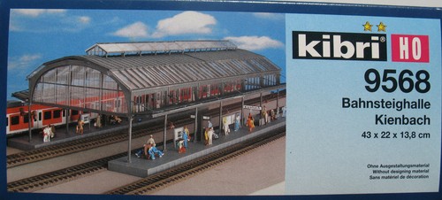 Kibri 9568 - Bahnsteighalle Kienbach für Bahnhof - Spur H0 Eisenbahn Bausatz - Picture 4 of 5