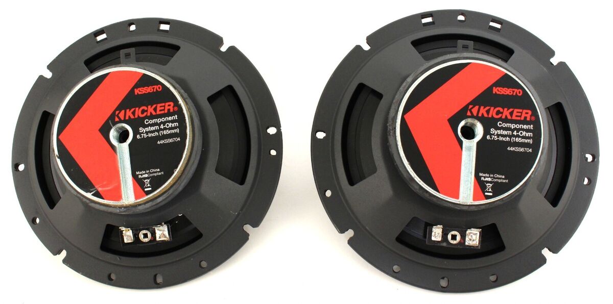 Kicker KS KSS670 44KSS6704 6.75in Car Audio Component Kicker KS KSS670 44KSS6704 6.75in Car Audio Component