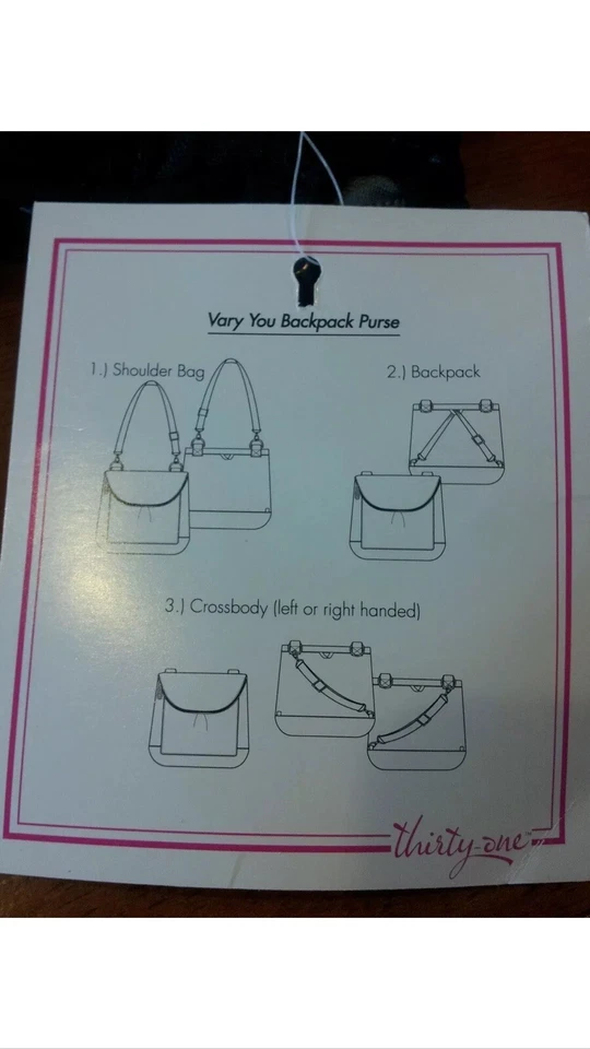 Mochila Bandolera Thirty One Vary You - Ciruela y Púrpura Claro Foto 4 de 4