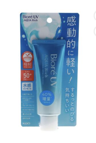 KAO Biore UV Aqua Rich Watery Essence 2 Pack Sunscreen SPF50+/PA++++ 70g - Bild 1 von 2