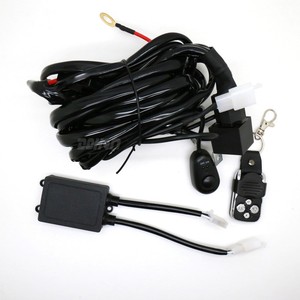 Wireless Remote Control LED Light Bar Universal Wiring ... universal fog light wiring harness 