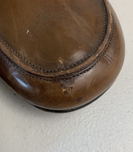 Cole Haan Loafers Moc Toe Country Brown Slip On Italy Mules Women's US 6.5 B - Picture 6 of 10