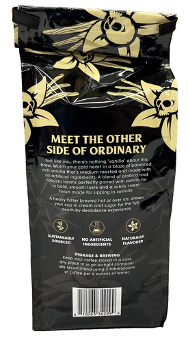 Death Wish Vanilla Flavored Ground Coffee 10 oz - Bild 2 von 2