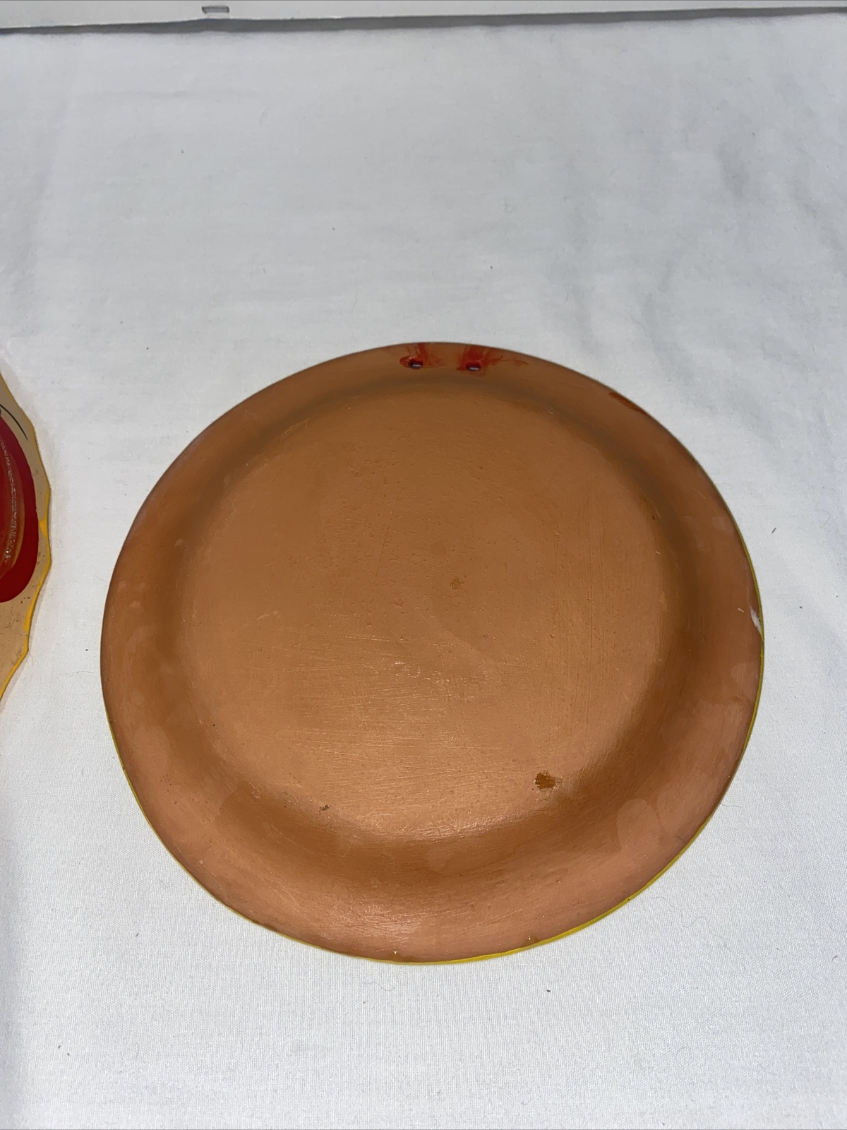 Clay Plate And Bowl, Made In Mexico