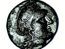 Macedonia, Lysimachos K.O.M.306-281BC. Phrygian Helmet/Trophy (20.5MM-6.57G)#192