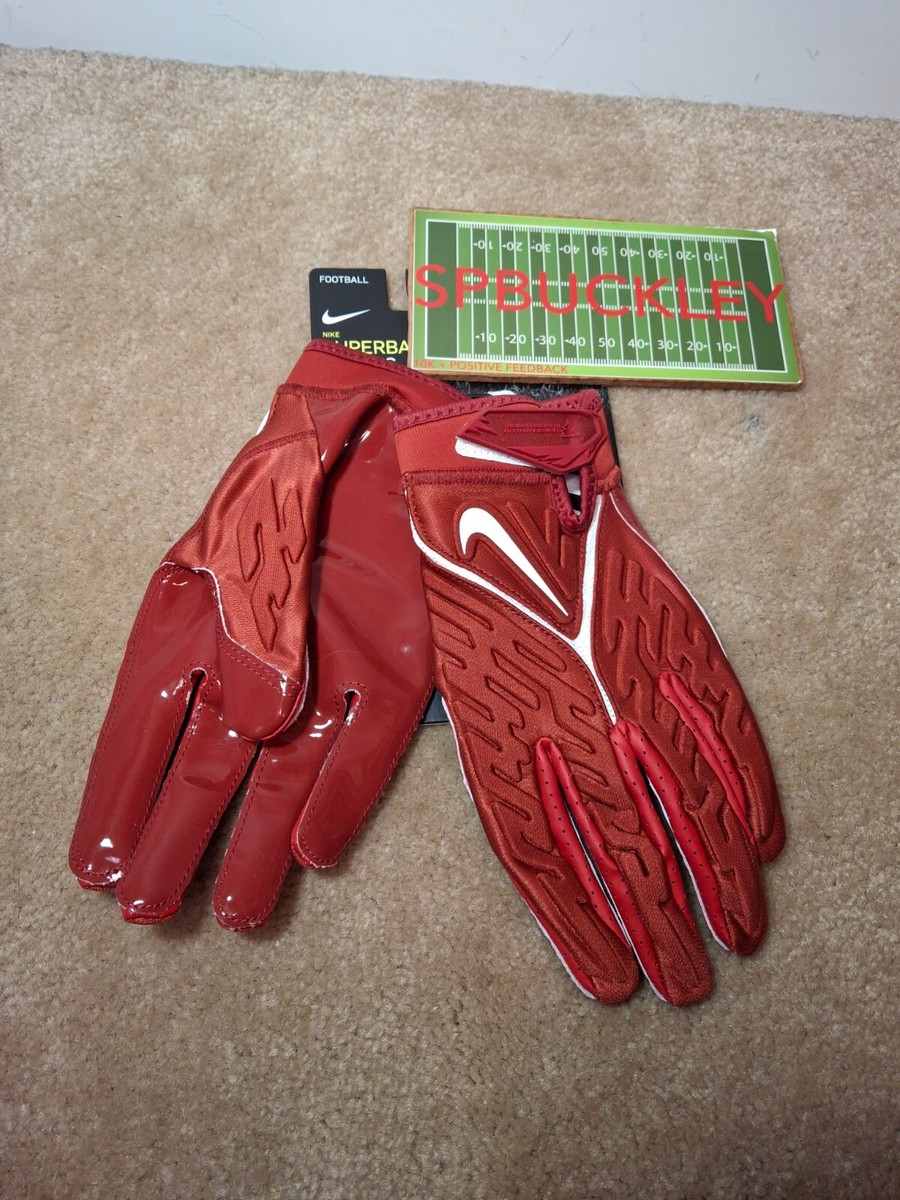 NIKE SUPERBAD 6.0 ADULT PADDED FOOTBALL GLOVES, NWT, DX4497 NIKE SUPERBAD 6.0 ADULT PADDED FOOTBALL GLOVES, NWT, DX4497