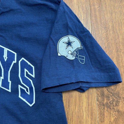 Vtg 1992 Dallas Cowboys Shirt L Salem Sportswear Single Stitch NFL Logo Tee USA - Picture 6 of 11