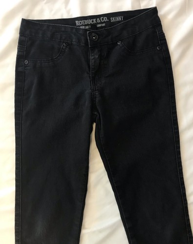 NWT Roebuck Girls Black Jeans Jeggings Sz 10 - Picture 3 of 3