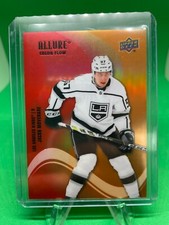 Jacob Moverare 2022-23 UD Allure Red Orange Color Flow Los Angeles Kings Rookie