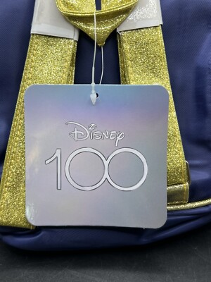 NWT Disney 100 Years of Wonder Mini Blue Glitter Backpack  display picture 1