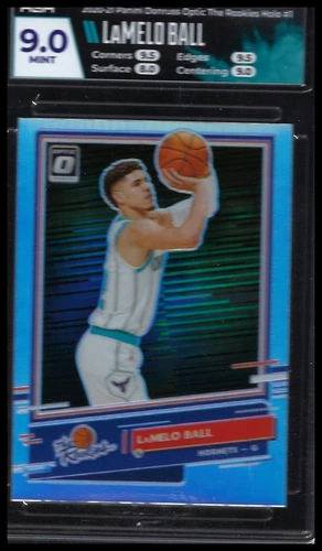 LAMELO BALL - 2020-21 Panini Donruss Optic - The Rookies  #1 (RC) - HGA 9