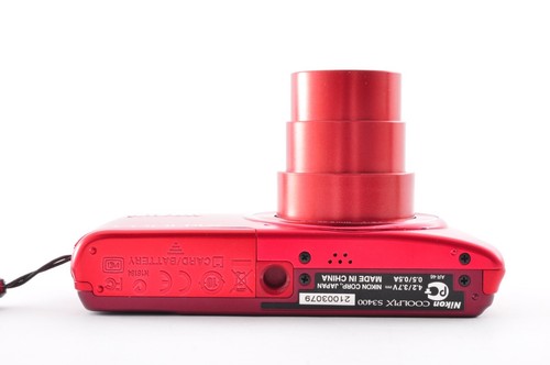 AS-IS for Repair Nikon Coolpix S3400 Red *Button issue Y1115 - Picture 7 of 18