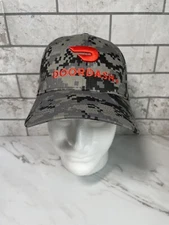 CapAmerica DoorDash Hat i2015 3D Embriodery Digital Camo Grey Structured Hat NWT