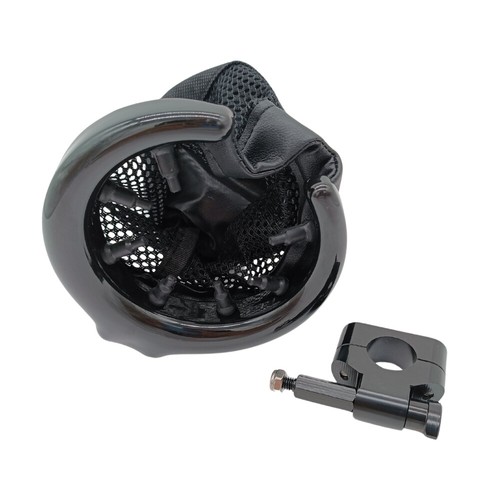 Portavasos manillar negro 22 mm para BMW Yamaha Honda Kawasaki Suzuki - Imagen 6 de 7