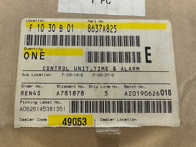 Mitsubishi Part # 8637A825 - OEM Control Unit for sale