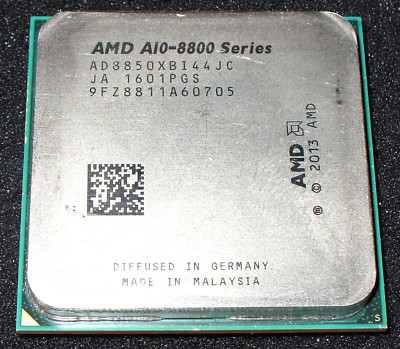 AMD 3.9 GHZ MODEL A10-8850B QUAD CORE PROCESSOR, AD8850XBI44JC, FM2 ...