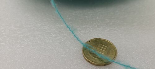 Wool yarn knitting crochet|turquoise effect virgin wool hand knitting yarn 700gr|sw170 - Picture 5 of 6
