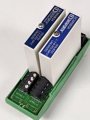 DATAFORTH SCMPB04-1 / SCMPB041 With Dataforth SCM5B34 RTD Modules on DIN Mount