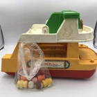 Classic Vintage 1978 Fisher Price Little People Ferry Boat #932 With Figures
